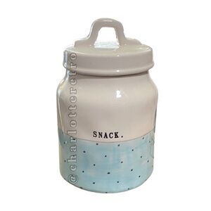 Rae Dunn Artisan Collection SNACK Canister